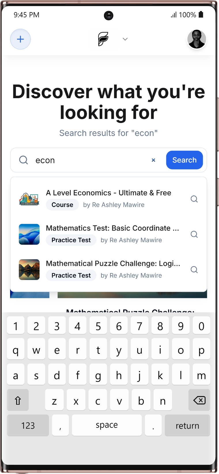 Academic tools and collaboration on mobile